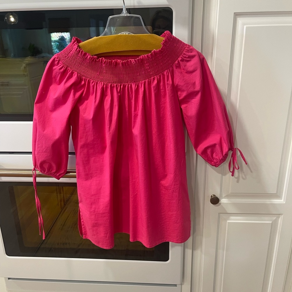 Melissa Paige Pink Off the Shoulder Blouse - Picture 8 of 10